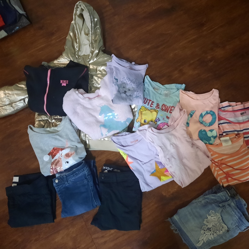 Girls Pants Tshirt short dress jackets size 10 12